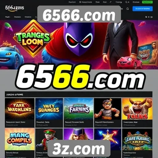 Diferenciais de jogos disponíveis no 6566.com